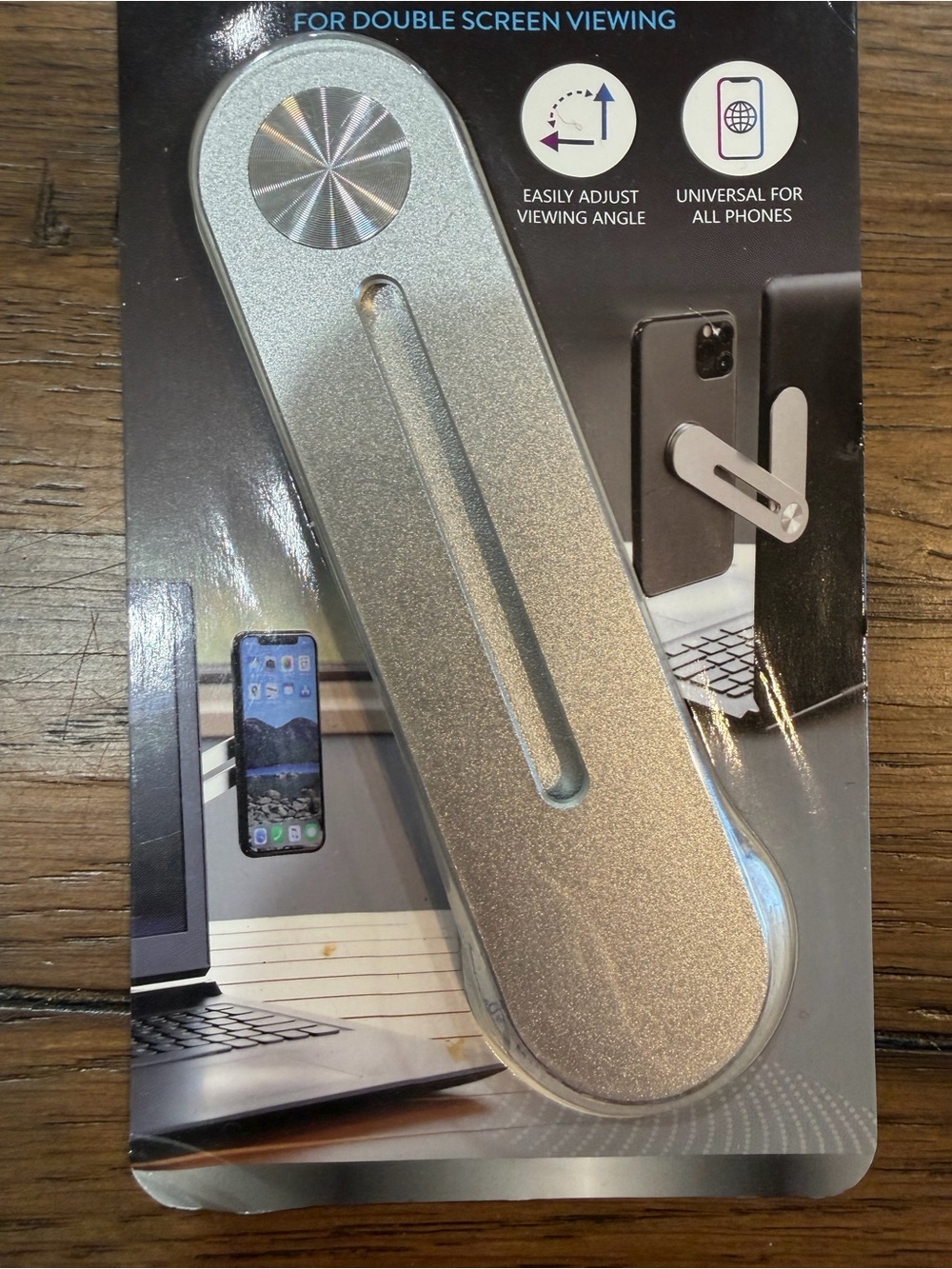 Magnetic Monitor Phone Mount - Silver - Picture 5 of 7